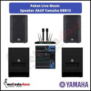 Paket Live Music Speaker Aktif Yamaha DBR12